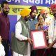 The agribusinessman trained from PAU was honored by the Punjab government