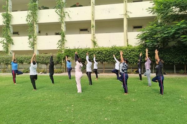 International Yoga Day celebrated at Ramgarhia Girls College