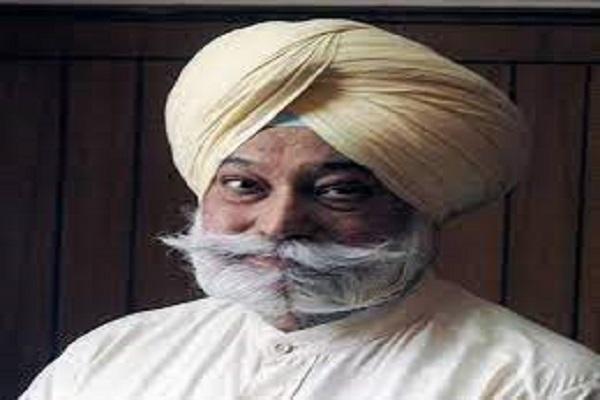 Former Deputy Speaker of Punjab Bir Davinder Singh