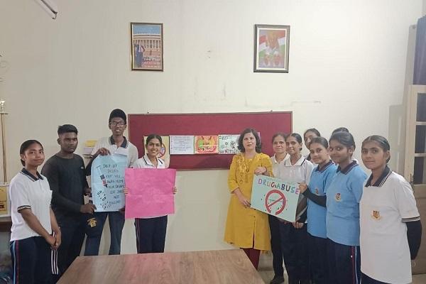 Poster making competition organized on the occasion of International Day