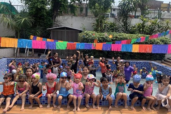 Kindergarten children had a lot of fun during the summer camp