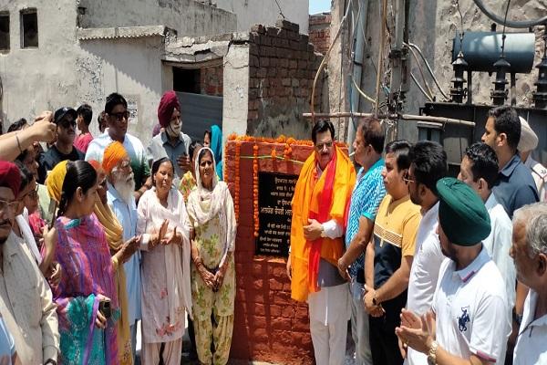 Inauguration of street construction works in Ward No: 1 by MLA Baga