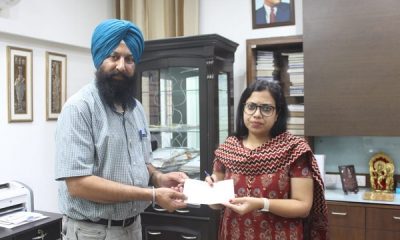 NRI Donation of 2 lakh rupees for Maharaja Dulip Singh Memorial
