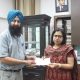 NRI Donation of 2 lakh rupees for Maharaja Dulip Singh Memorial