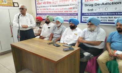 Awareness camp organized by Nasib Cancer Care Society against drugs and cancer