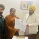 MLA Chhina submitted a demand letter to Cabinet Minister Harbhajan Singh ETO