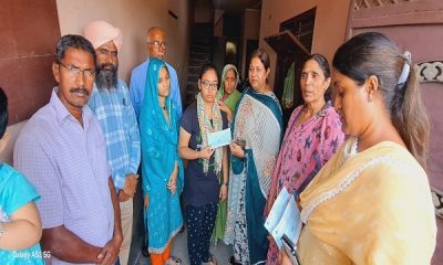 Checks of compensation amount of Rs. 6 lakh were handed over to 3 more families of the victims of Gyaspura gas leak.