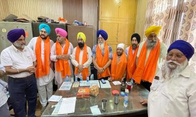 Protecting the foundation stone of the Langar Hall of Gurdwara Sri Dashmesh Singh Sabha