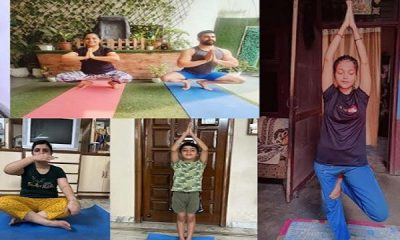 Organized "Yoga with Family" on the occasion of International Yoga Day