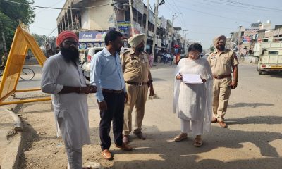 RTA of Ludhiana stopped 10 vehicles during checking and challaned 4
