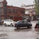 Industrial city flooded with half an hour of rain