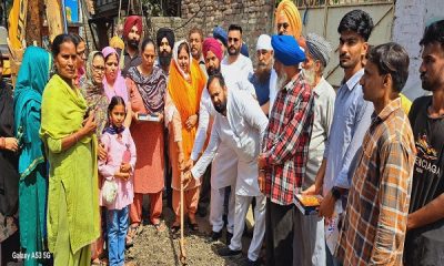 Inauguration of Link Road construction works in Ward No. 37 by MLA Chhina