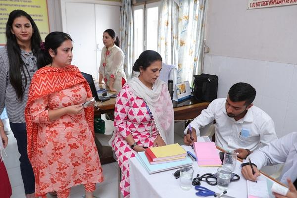 BCM Health and Wellness Checkup Camp at Arya School