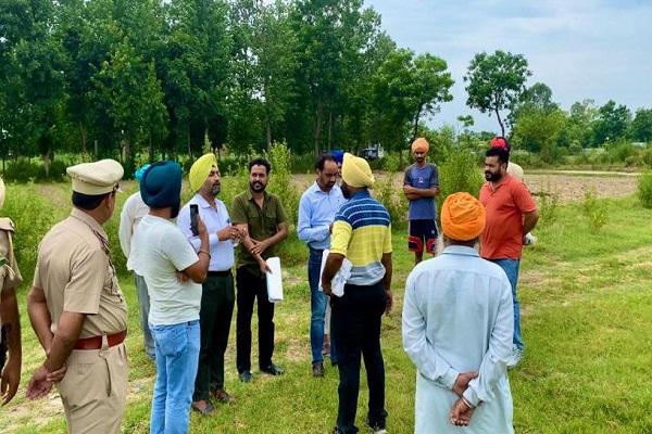 The Ludhiana administration freed seven acres and one kanal of land from illegal occupation