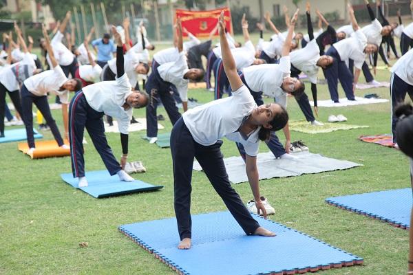 International Yoga Day celebrated at Khalsa College