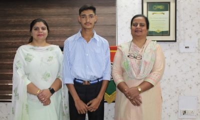 NSPS cricketer Karanveer Singh performed brilliantly in the competitions organized by PCA