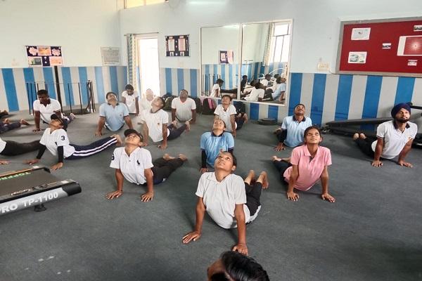 International Yoga Day was celebrated in Arya College