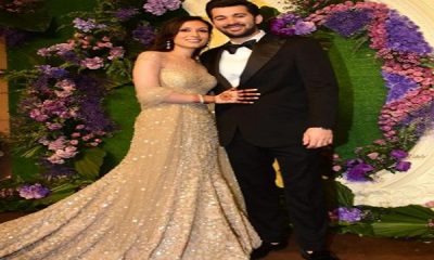 Karan Deol-Drisha's reception was attended by Bollywood celebrities
