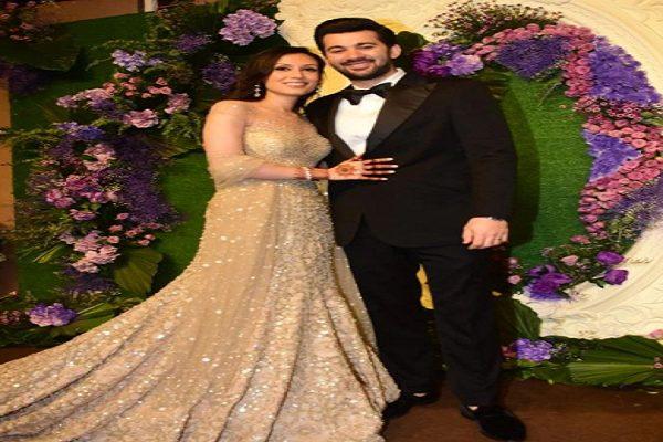 Karan Deol-Drisha's reception was attended by Bollywood celebrities