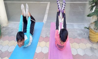World Yoga Day was celebrated in Guru Gobind Singh School