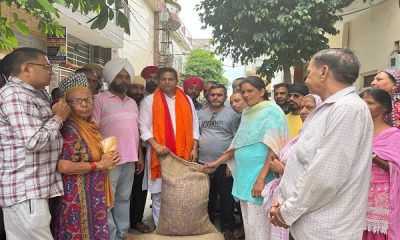 Under the leadership of MLA Baga, the smooth distribution process of wheat started at all the depots in the constituency