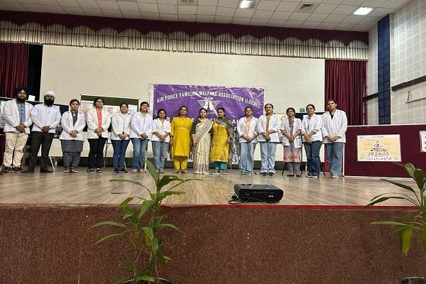 Nutrition awareness spread in Air Force Center Halwara