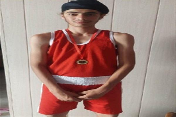 Gursahib won gold in the state level boxing competition