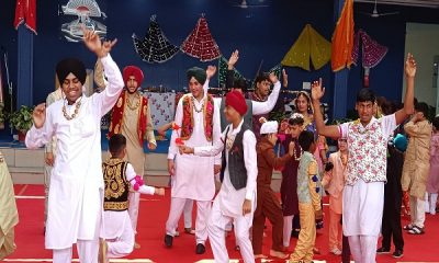 Students of Dishti Public School celebrated Teej festival