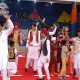 Students of Dishti Public School celebrated Teej festival