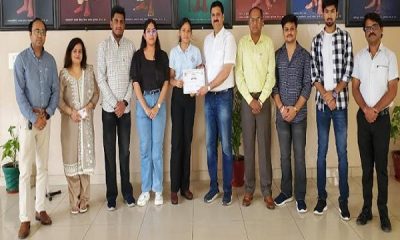 Khushi Gupta of SAV Jain College got the position in the university