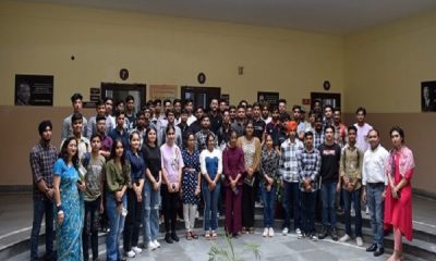 Induction program conducted for new students at SAV Jain College