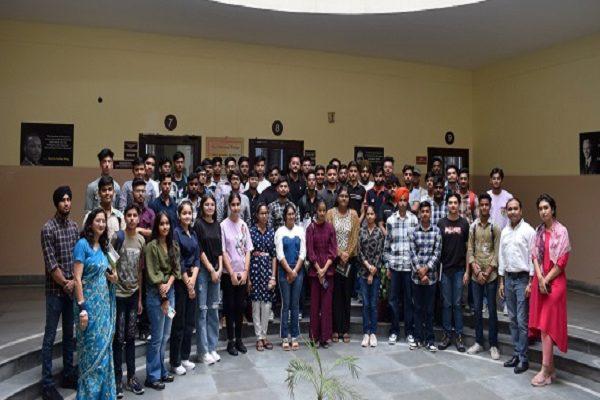 Induction program conducted for new students at SAV Jain College