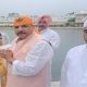 MP Sanjay Singh bows down with his wife at Sachkhand Sri Harimandar Sahib, targets pierced at opponents More about this source textSource text required for additional translation information Send feedback Side panels