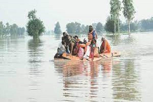 The water level in Sutlej river also increased, the district administration sought help from NDRF