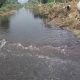 With black and chemical water, the Budha river has again turned into a Budha drain