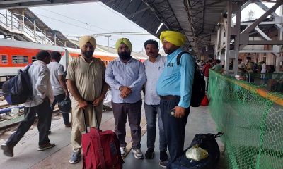 Chairman Makkar left Gwalior with his team to campaign for AAP's election