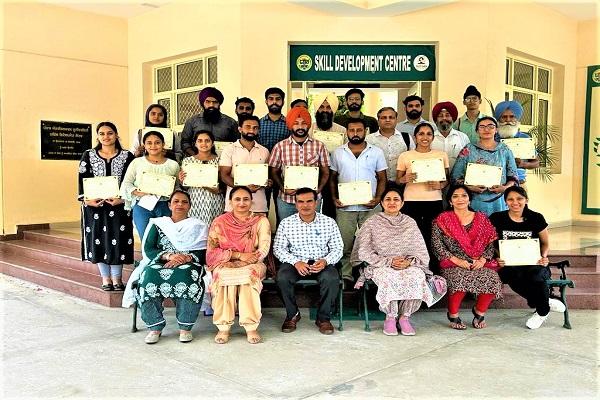 A five-day training was given on setting up agro-based industries