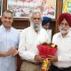 Economist Prof. Pritam Singh Gill P.A.U. Discussion with the higher officials of