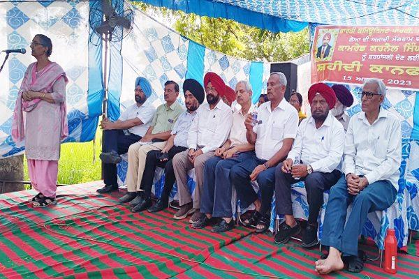 Tribute ceremony at Isru by the Communist Party of India