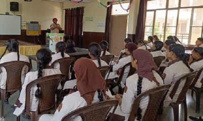 Traffic rule compliance training program organized in GGSP school