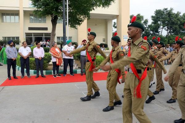 PAU celebrated 77th Independence Day with enthusiasm and enthusiasm