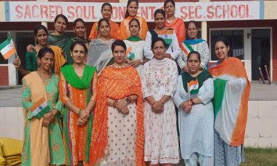 Independence Day celebrated at Sacred Soul Convent School