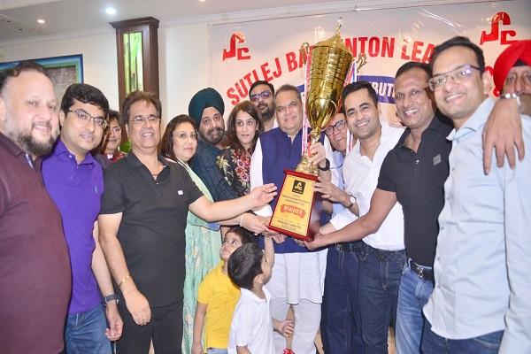 Kohinoor Super Kings win Sutlej Badminton League, MP Arora distributes prizes