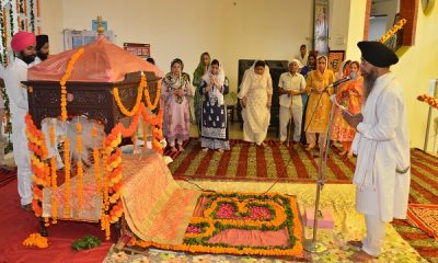 The new session started with a religious ceremony at the Khalsa Institute
