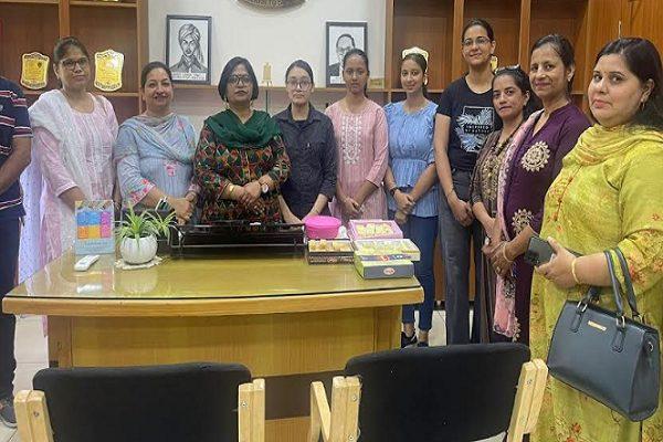 Government college girls' students put up an excellent performance