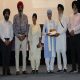 SGPC President Dhami felicitated NSPS student for outstanding achievement