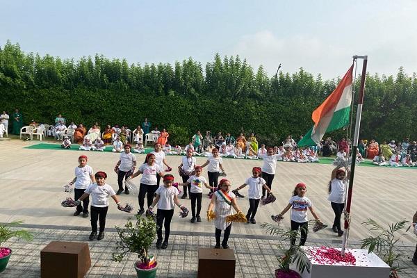 77th Independence Day was celebrated in BCM Arya School