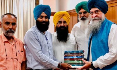 Punjabi writer Gurbhajan Gill's books presented to the library of the Punjab Vidhan Sabha