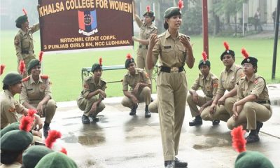 NCC cadets of Khalsa College made students aware about the deteriorating environment