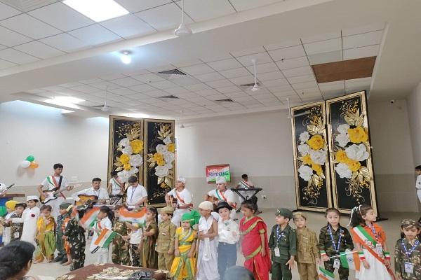 BCM Arya International School celebrated 77th Independence Day